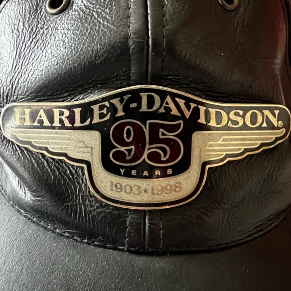 Leather Hat, Harley Davidson 95th - Picture 2 of 5